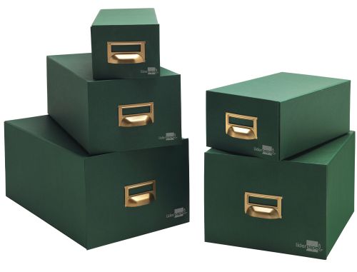 Ficheiro para fichas tela verde para 500, 160 x 220 mm , Liderpapel , 3597 , 8435065803150